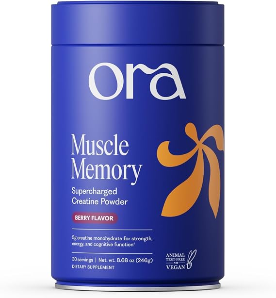 Ora Organic Creatine Monohydrate Powder with Creavitalis - 30 Servings