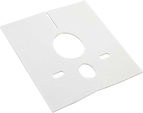 Noise Reduction Kit for Wall-Hung Toilets & Bidet - Quiet Soundproof Pad, Easy Installation, Stops Flush V
