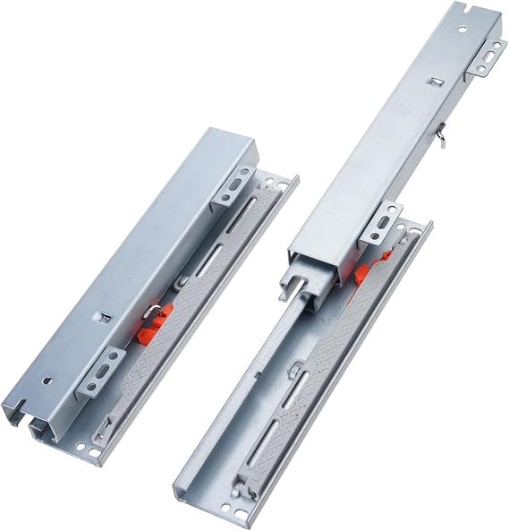 Enhances Durability Drawer Glides Hydraulic Dampening Runner Full Extension for Efficient Storage in Kitchens & Bedrooms Children Furniture Fittings