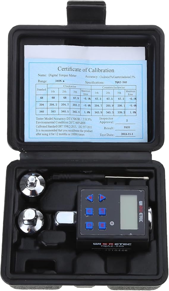 Accurate Digital Torque Meter Electronic Torque Wrench Meter Adjustable Meter Adapter For Efficient Maintenance Testing