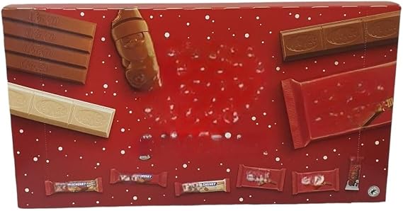 Assorted Chocolate Bar Gift Mixed Mini Bars Variety Pack with Chunky Milk Peanut Butter White Finger and Festive Shaped Treats