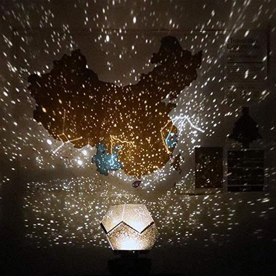 LED Night Light, Star Projector, Projection Lamp, 3 Color Changing, Remote Control, USB Powered, Rotating, Beautiful Starry Sky, Simple Planetarium Romantic Atmosphere, Starry Sky Light, Spotlight, Decorative Night Light, Tabletop Stand, Christmas, Weddings, School Festivals, Garden Parties, Indoor Decoration Remote Control