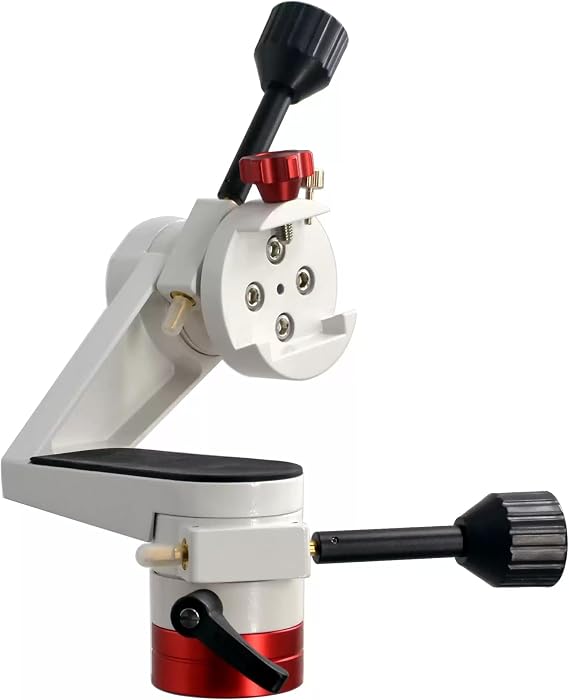 Altazimuth Telescope Mount, Alt-az Reflector Telescope Equatorial Mount, 3/8 Thread for Tripod Telescopes for Adults Astronomy, Coarse & Fine Adjustment, 22LBS Capacity