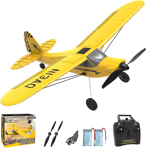 volantexrc RC Plane for Beginners, Sport Cub S2 Remote Control Airplane, 3CH Radio Controlled Plane for Adults with Xpilot Stabilization System RC Aeroplane Toy (761-14)
