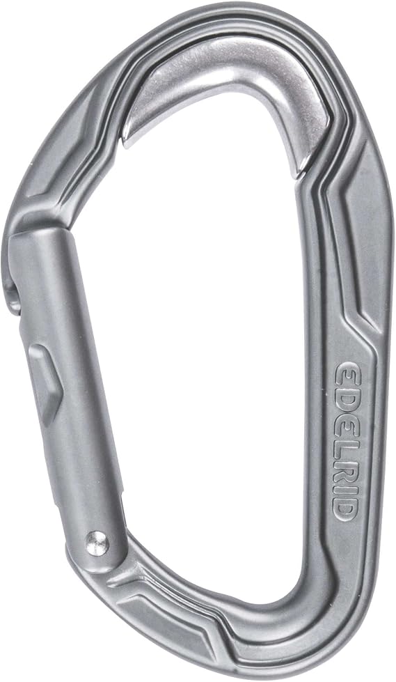 Edelrid Karabiner Bulletproof mit Stahleinsatz (Expresskarabiner, Normalkarabiner, Basiskarabiner)
