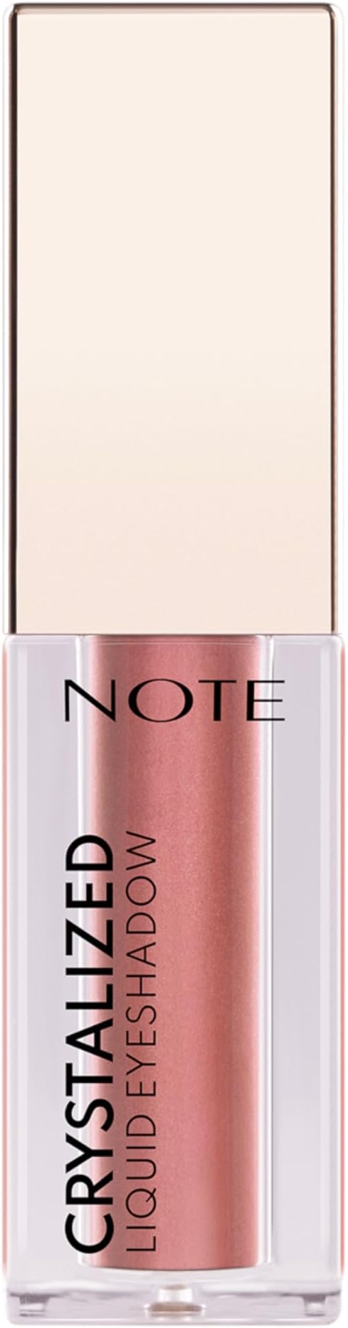 Note Cosmetics Crystalized Liquid Eyeshadow Likit Metalik Göz Farı, 04 Pink Bouquet