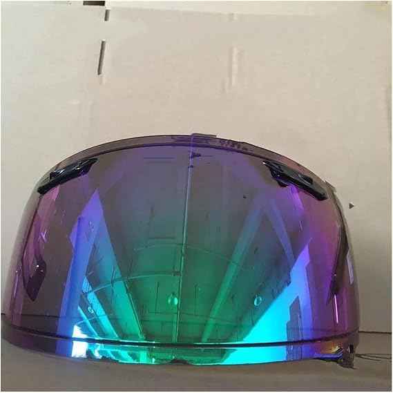 Helmet Visor, 2022 Motorcycle Accessories Parts for Arai RX-7X Multiple Colors Lens Open Face Glasses Anti-UV Lenses(Red)(Green)