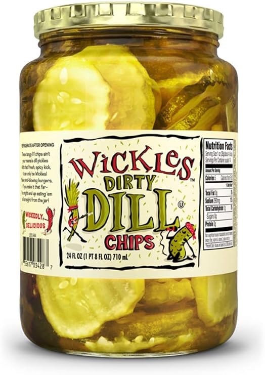 Wickles Dirty Dill Chips, 24 oz (Pack - 1)