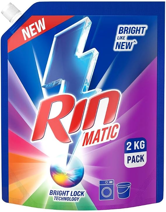 Rin Detergent Liquid 2L Pouch- Front Load