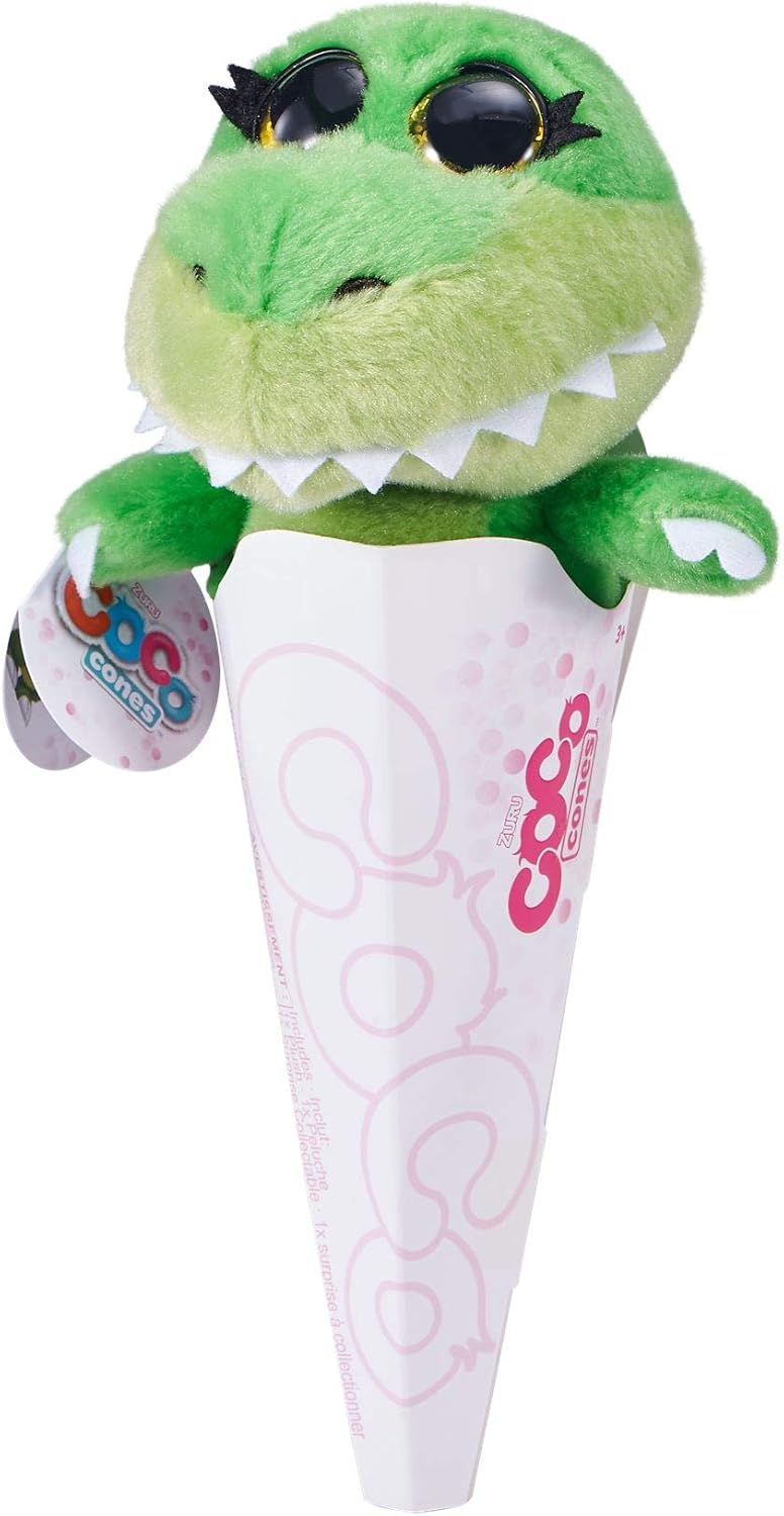 ZURU Coco Plush Cones Series 1 - Deeno The Crocodile