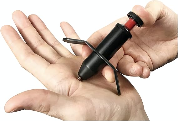 Trigger Point Stimulator Tool - Electric Current Sensation with No Needles No Battery | Manual Trigger Point Tool with Copper Tip; Spring-Loaded, No Battery, No Needles
