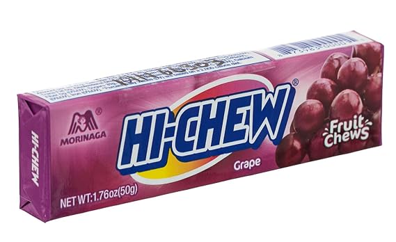 Morinaga Hi-Chew, Grape, 1.76-Ounce Units 10-count 2-Pack