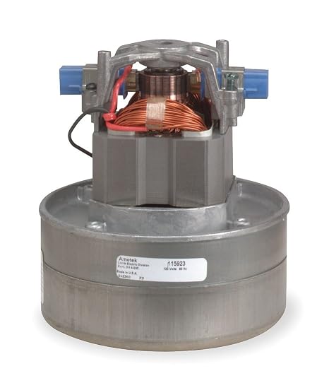 Vacuum Mtr/Blwr, Thru-Flow, 2 Stge, 1 Spd