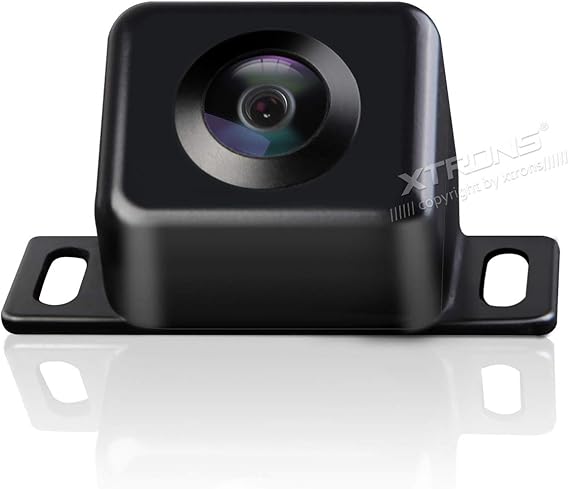 XTRONS Car Front View Forward Camera for Parking Monitor Non Mirror Image Without Lines