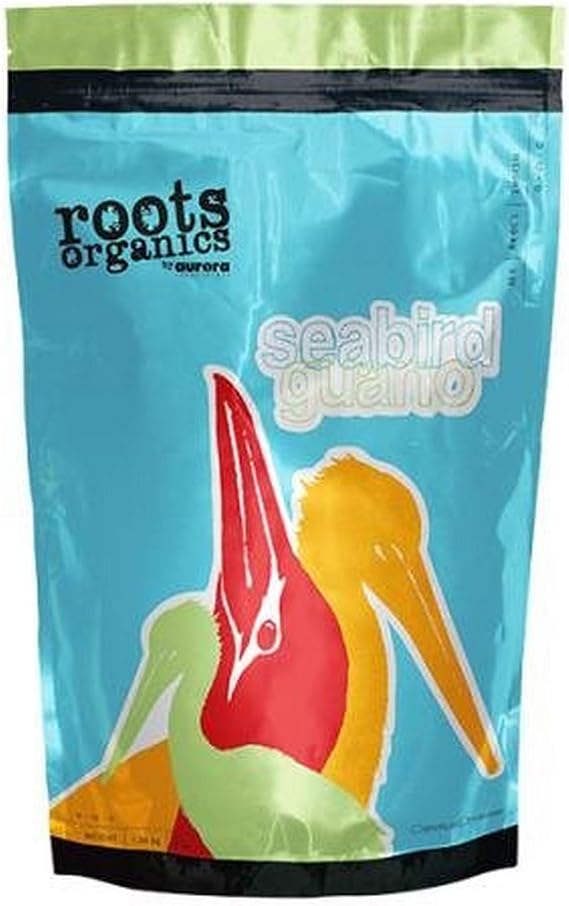 Roots Organics Seabird Guano Powder Fertilizer, 9-Pound