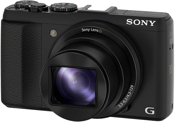 Sony Cyber-shot HX50V Digital Camera, 20.4 Megapixels, 30x Optical, Black, DSC-HX50V-B