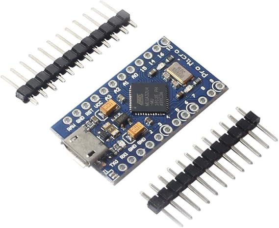 Pro Micro ATmega32U4 5V 16MHz Micro-USB Development Module Board with 2 Row pin Header Compatible ard-uino Leonardo Replace ATmega328 Pro Mini
