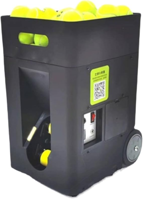 Portable Tennis Ball Machine - Automatic Launcher for All Skill Levels, Pre-programmed and Custom Drills, Adjustable Launch Angle for Training and Practice