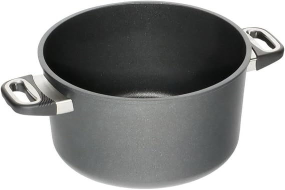 AMT Die-Cast Aluminium Cooking Pot with 28 cm Diameter at Top / Height 15 cm / for Induction Cooking