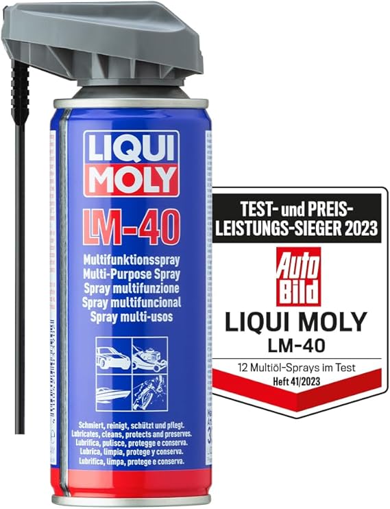 LIQUI MOLY LM 40 Multi-Purpose Spray | 200 ml | Corrosion protection | Rust removal | SKU: 3390