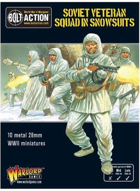 Bolt Action: Soviet Veteran Squad in Snowsuits