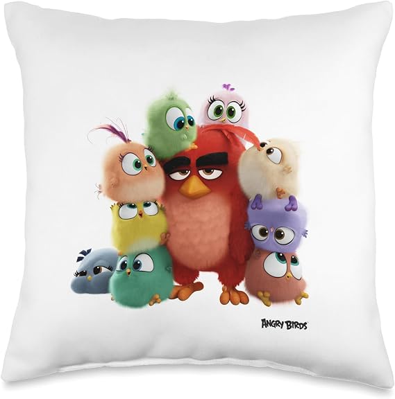 Angry Birds Hatchlings Takeover Throw Pillow