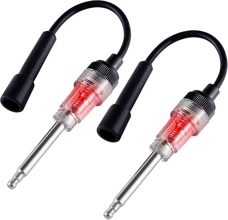 Automotive Spark Plug Ignition Tester, Engine Diagnostic Tool, Universal Fit for Cars and Lawn Mowers 2 Pcs