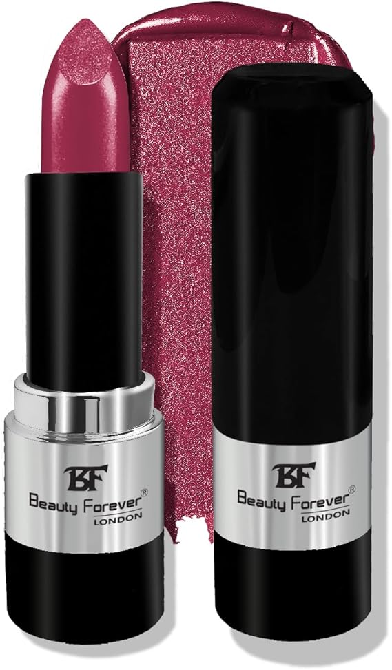 Beauty Forever Colour Fabulous Metallic Shine Lipstick, Glittery & Satin Touch, Available in 14 Shades, 3gms (212 Real Amethyst)