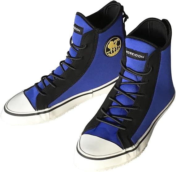 POSEIDON One Shoe Dive Boot - Blue/White, 3