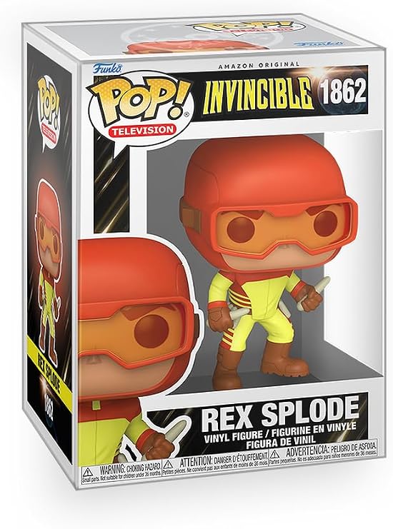 Epic Collectibles Pop Animation: Invincible - Rex Splode Vinyl Figure