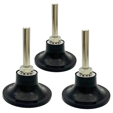 3PCS 2 Inch Die Grinder Sanding Disc with 1/4" Shank, Grinder Holder, Sanding Discs Holder Lock Disc Pad, Quick Change Disc Holder Accessories Polishing Scrub Surface Conditioning Tool