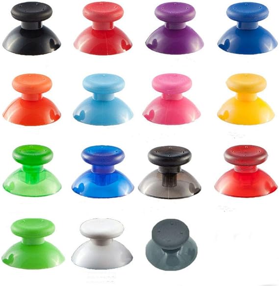 3D Thumb Stick Joystick Thumbsticks Caps Mushroom Cap Cover for Xbox 360 XBOX360 Replacement (Red)