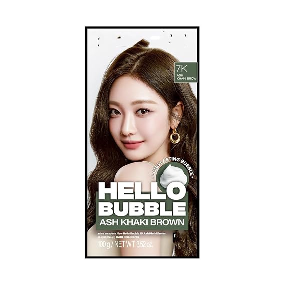 Hello Bubble Hair Color, Color Dyeing Kit (7K)