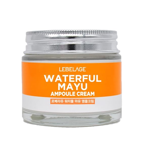 LEBELAGE Waterful Mayu Ampoule Cream 2.36 fl oz Hydrating & Soothing Moisturizer for Sensitive Skin