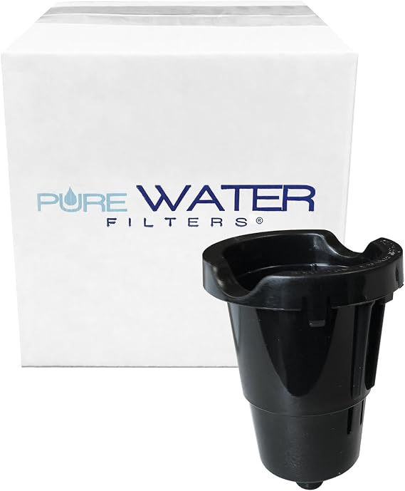 PureWater Filters Black Single-Serve Pod Holder with Puncture Needle Replacement Part for Keurig K-Cup Coffee Brewers, Non-Commercial Only, 1 Count