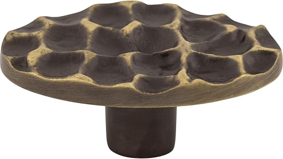 Top Knobs Cobblestone 2 5/8" Length Oval Knob Brass Antique