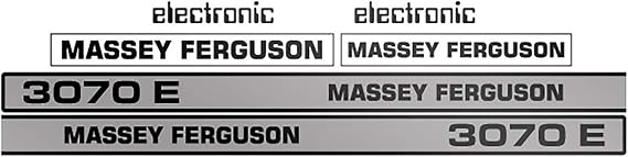 Massey Ferguson 3070 E Decal (Sticker) Set