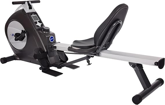 Stamina Conversion II Recumbent Exercise Bike and Rower - Cardio Machine with smart Workout App - Exercise Bike for Home Workout - Up to 250 lbs Weight Capacity | cardio machine with smart Workout App; Up to 250 lbs Weight Capacity
