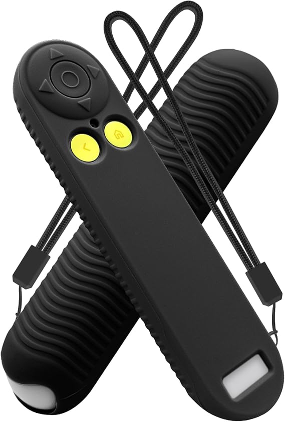 Silicone Protective Case for Nex Playground Game System Remote Control,Soft,Non-Slip,Shockproof,and Scratch-Resistant Protective Case with Lanyard (Black)