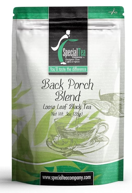 Special Tea Back Porch Blend, Loose Leaf Black Tea, 3 Ounce