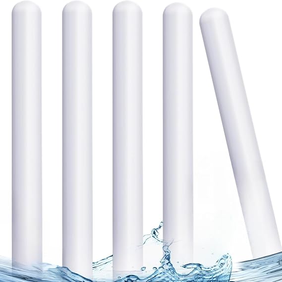 5 Pieces Drying Stick Water Absorption Rod for Toys Clothing Dried Goods Fridge Deodorization Dryer Rod Desiccant Diatomite Keep Dry Stick Reusable Moisture-Proof