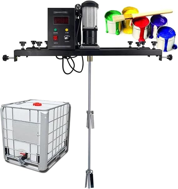 IBC Air Agitator, Electric Tank Mixer Machine, 0-1000rpm, Bracket Mixer, Paint Stirring Machine Bracket Air Agitator Paint Mix Tool