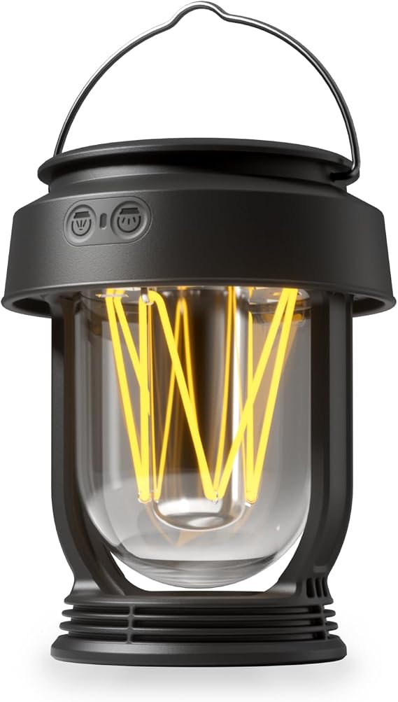 BioLite Luci Edison Hanging Lantern, Solar, Dimmable, 60 Lumens