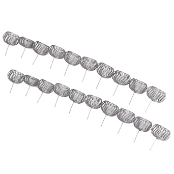 Syrisora 100pcs Bonsai Fertilizer Basket Stainless Steel Spherical Nutrition Box Tools for Orchid