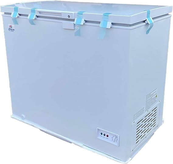 Commercial Freezer Chest freezer 7 Cuft 33" Width NSF Restaurant White Solid Flat Top w/Storage Baskets XF-215