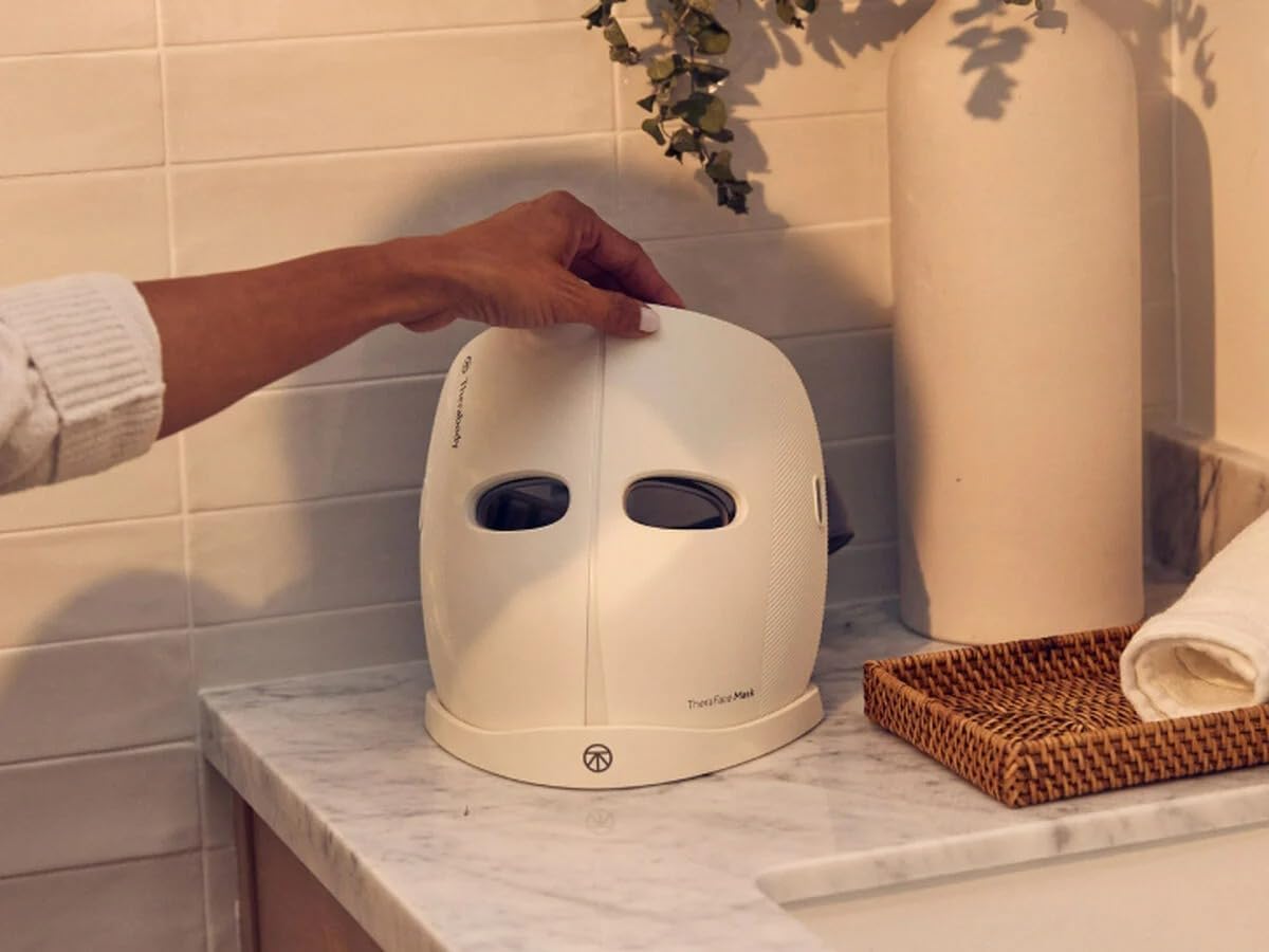 Therbody Face Mask – Advanced LED Light Mask for Enhancing Skin Appearance, Skin Care and Wellness