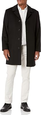 London Fog Mens Signature Wool Blend Top Coat