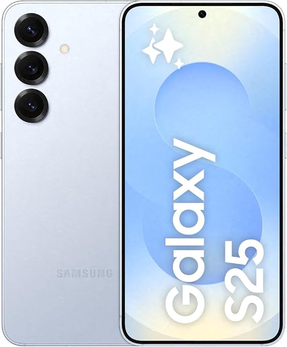 Samsung Galaxy S25 AI Smartphone, Galaxy AI, 12GB Memory, 128GB Storage, 50MP Camera, Icy Blue, (UK Version)