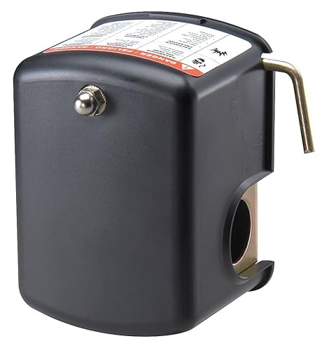 Dayton Water Pump Pressure Switch, Differential: 15 to 50 psi, Range: 10 to 100 psi - 12T088