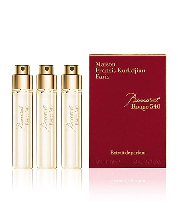 Maison Francis Kurkdjian MFK Baccarat Rouge 540 Extrait, 0.37 Fl Oz, Set of 3